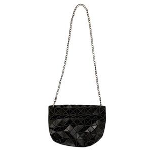 Like-New Bao Bao Issey Miyake CARTON MATTE Black Crossbody 8”x 11”